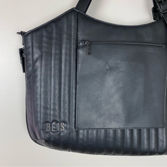 BEIS Bags Beis Expandable Overnighter Weekender Bag In Black Poshmark